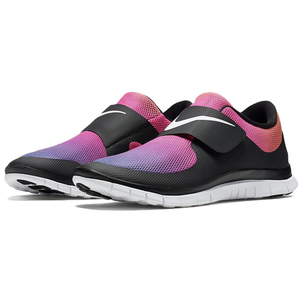 Nike Бесплатные мужские кроссовки Socfly SD черные белые-розовые-вспышки-истинно-желтые 724766-005