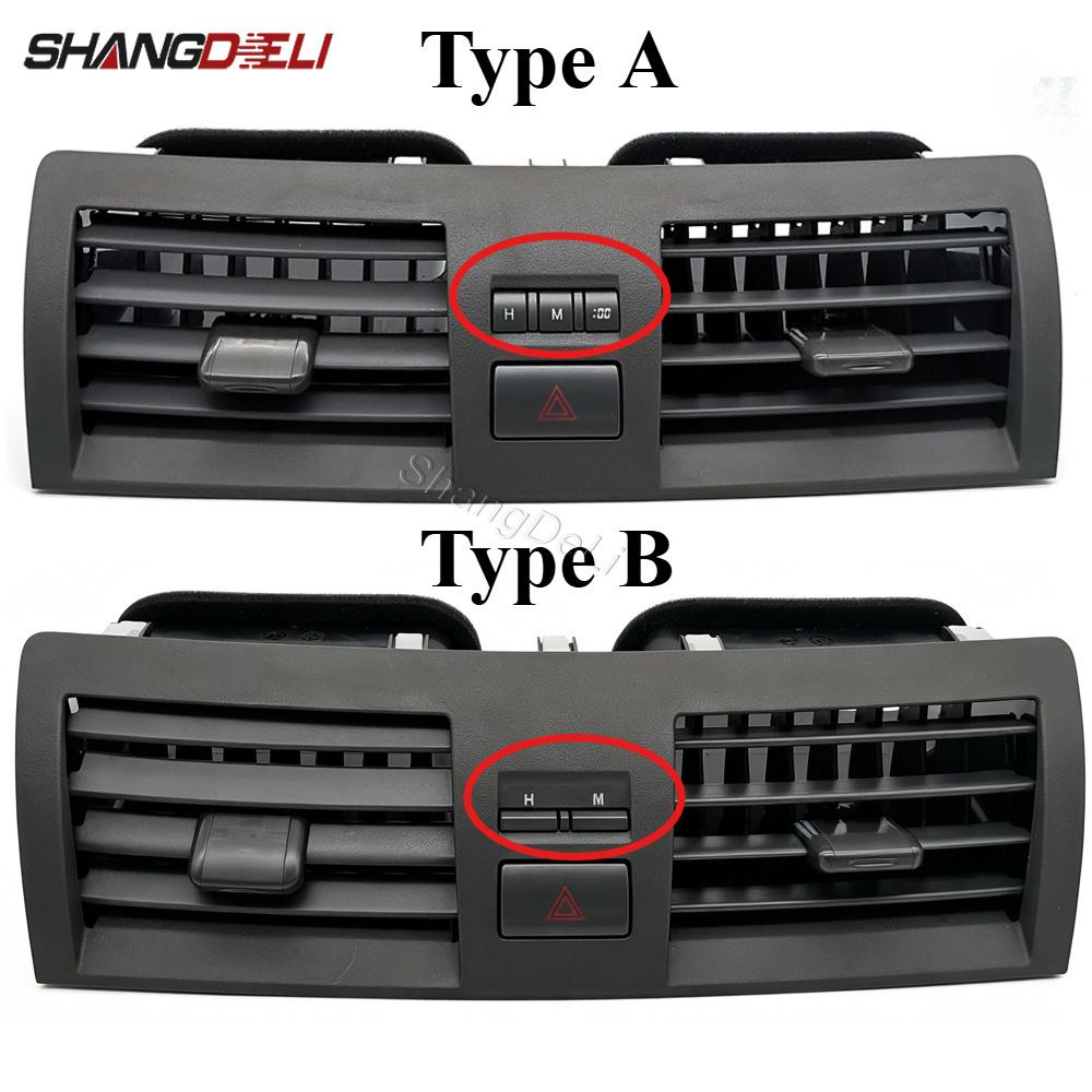 1PC Center AC Vent For Camry 2007-2011 Dashboard Air Conditioning Outlet with Different Button Replacement Interior Part