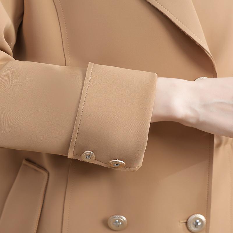 Spring New Coat Lapel Trench Coat Women's Thin Jacket Casual Top