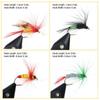 100pcs Fly Fishing Flies Kit Dry Wet Fly Fishing Flies Assortment with Fly Box Trout Bass