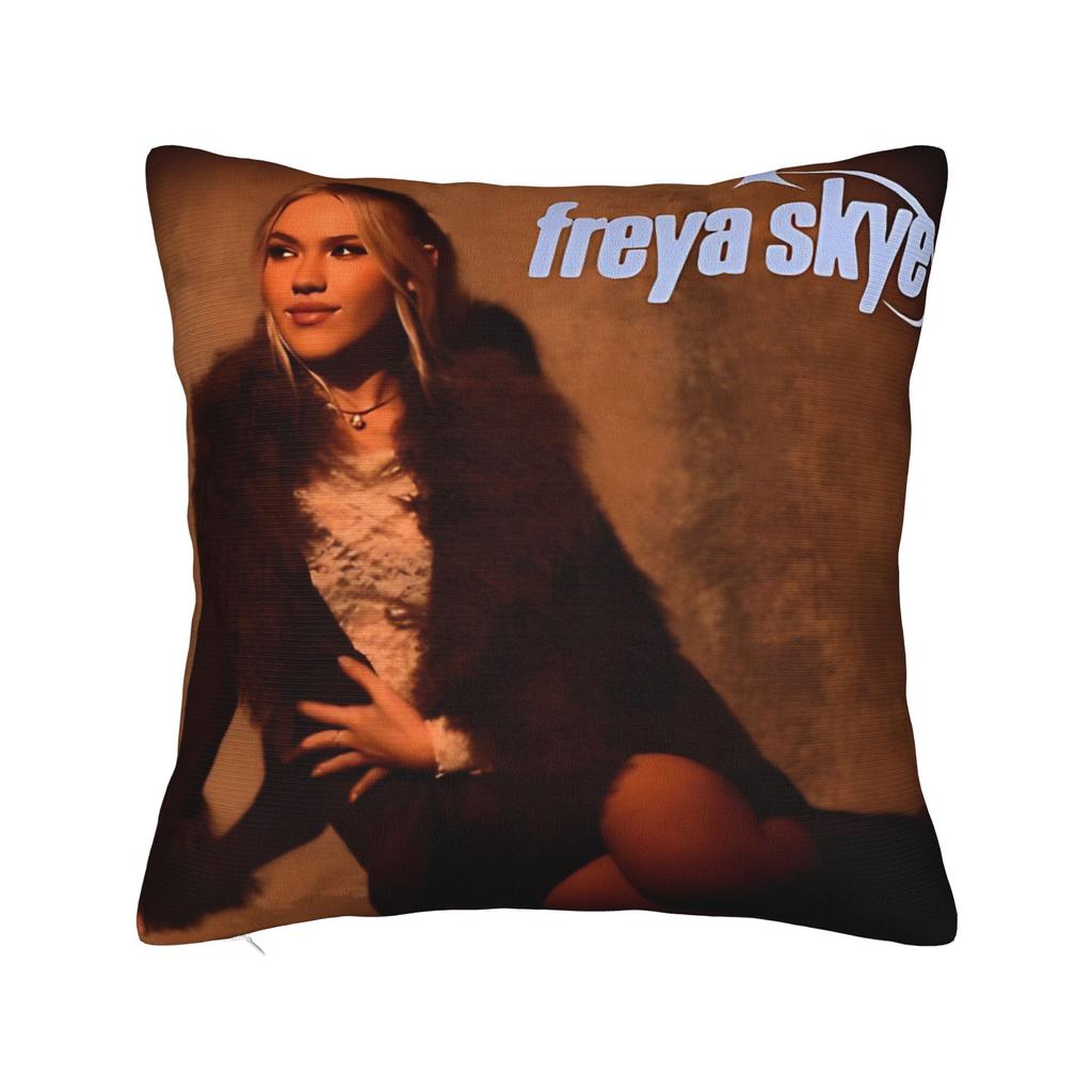S-Freyas Skye Uk Singer Stars Align Concert Pillow Cover Design Cushion Cover Retro Trendy Pillow Case For Sofa Home Decor