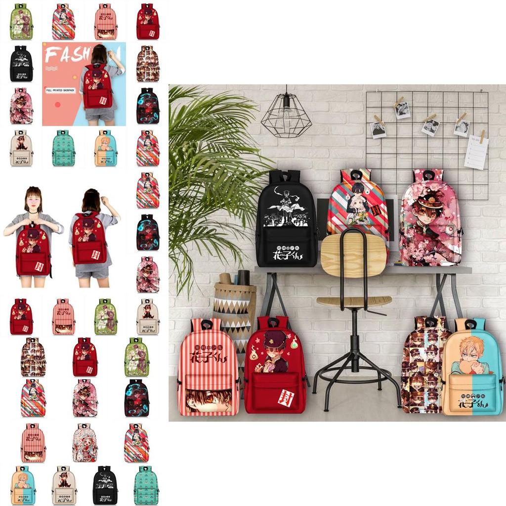 Просторный и модный аниме рюкзак Toilet-bound Hanako-kun для студентов и взрослых