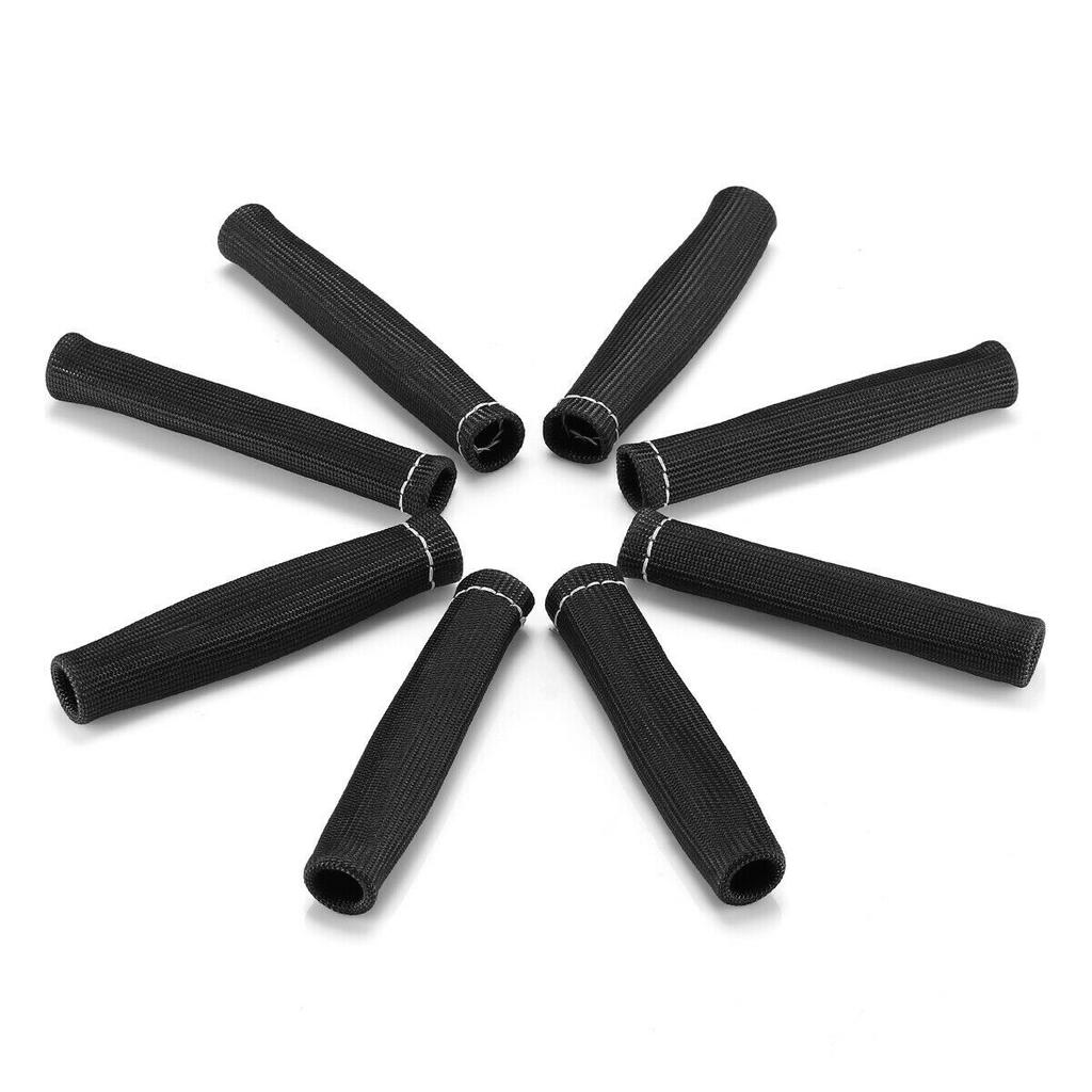 8X провод свечи зажигания, теплозащитный экран, защита рукава для ткацкого станка, 1500 °F, стекловолокно для двигателя Chevrolet GM LS1 LS2 LS3 LS6