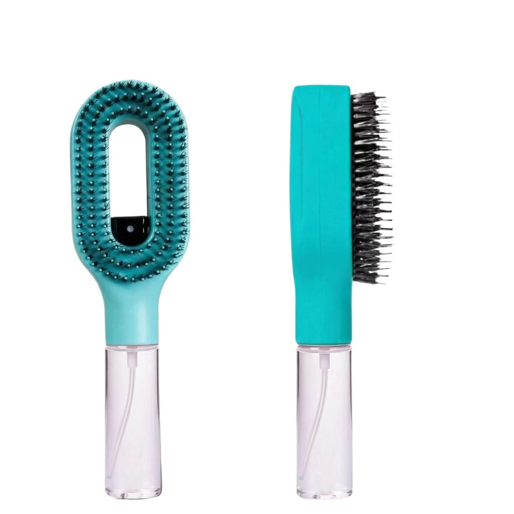 Water-Spray Hairbrush With Handle, One- Spray, -Frizz Hairbrush