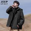 Мужская флисовая куртка-трансформер Jeep Spirit 3-в-1 для активного отдыха.
