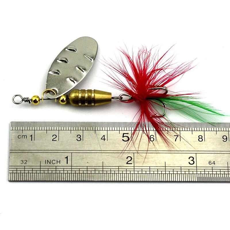 5 шт. HENGJIA 6,4 см 6,8 г металлические рыболовные ложки, приманка для форели, окуня, щуки, рыболовные приманки