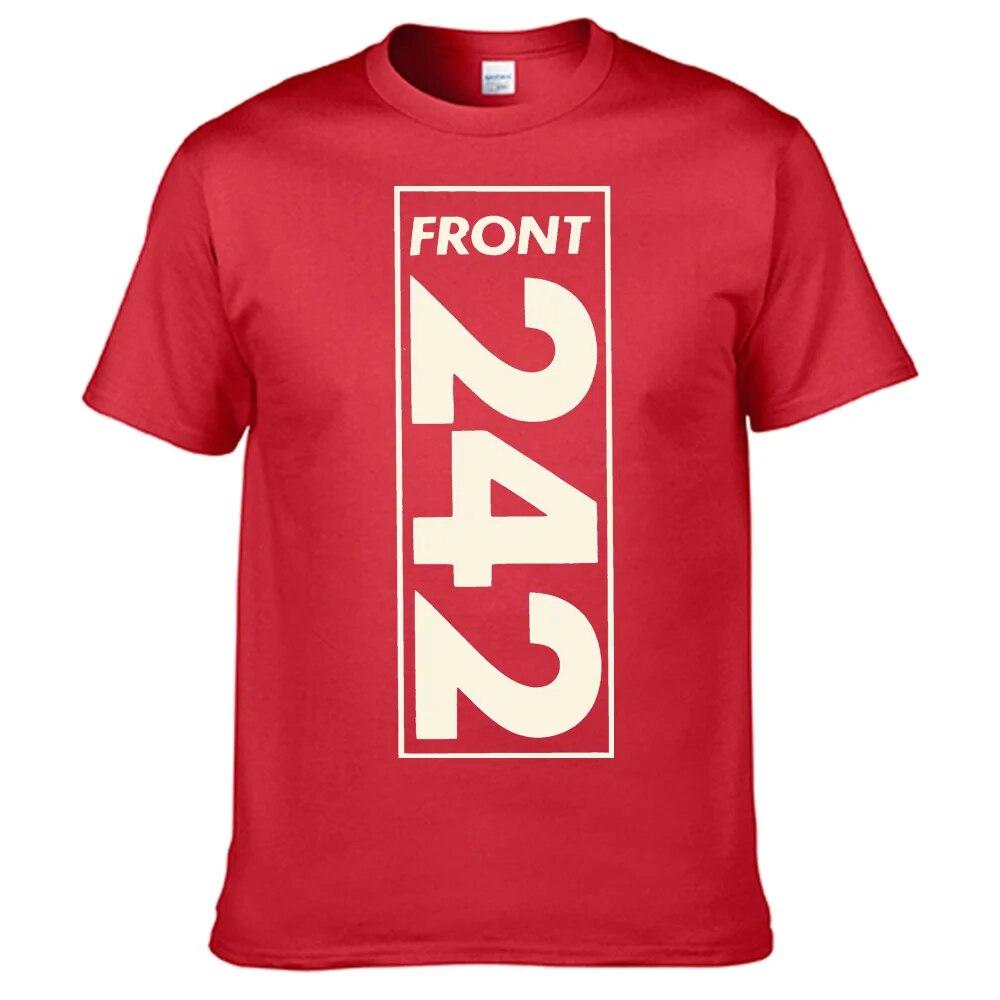 Футболка Front 242 унисекс, 100% хлопок, женская рубашка унисекс, лидер продаж N011