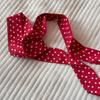 Luxury Ribbon Polka Dot Scarf Printed Retro Scarf Headband Neckerchief Thin Long Scarves Spring Summer