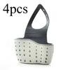 Storage Drain Basket Kitchen Caddy Sponge Drain Holder Adjustable Hanging Drain Basket Bag for Bathroom Organizer Accessories