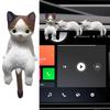 Милая фигурка кошки Милая фигурка котенка Скульптура Креативный мультяшный декор кошки Фигурка Маленькая милая статуэтка кошки для дома Любителям кошек
