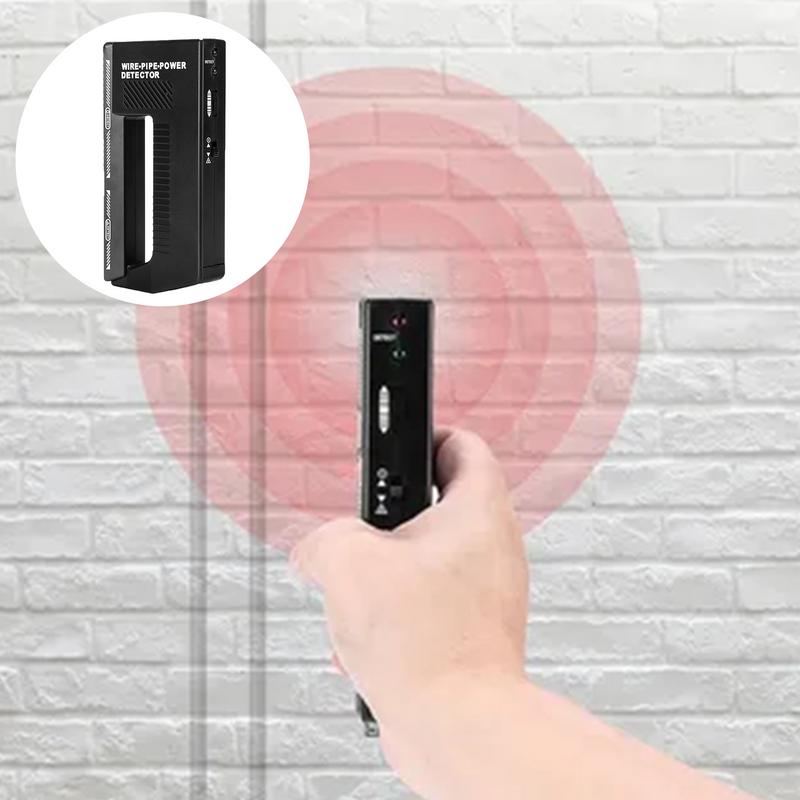 Настенный сканер металлоискатель Высокочувствительный регулируемый локатор проводов в стенах и искатель труб Звуковая и визуальная сигнализация