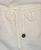 RONRON Drawstring Knot V Half Sleeve Knit Ivory