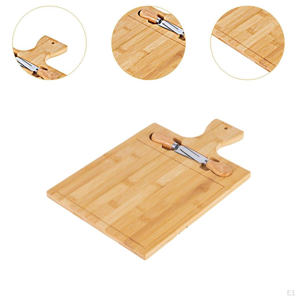 Сырная доска с ножом, переносной поднос для пикника