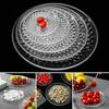 Acrylic Fruit Plate Gold Cupcake Display Kitchen Supplies Fruit Dessert Salad Tray