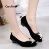 Cresfimix zapatos plano женские милые легкие черные весенние туфли без застежек женские модные балетки ретро танцевальная обувь a5401