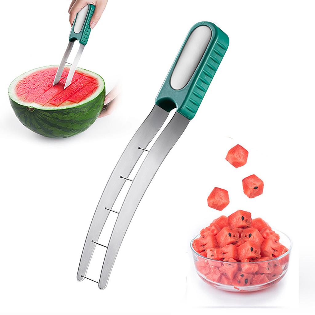 Watermelon Cutter Stainless Steel Watermelon Slicers Quickly Fruit Melon Cutter For Kitchen Gadget