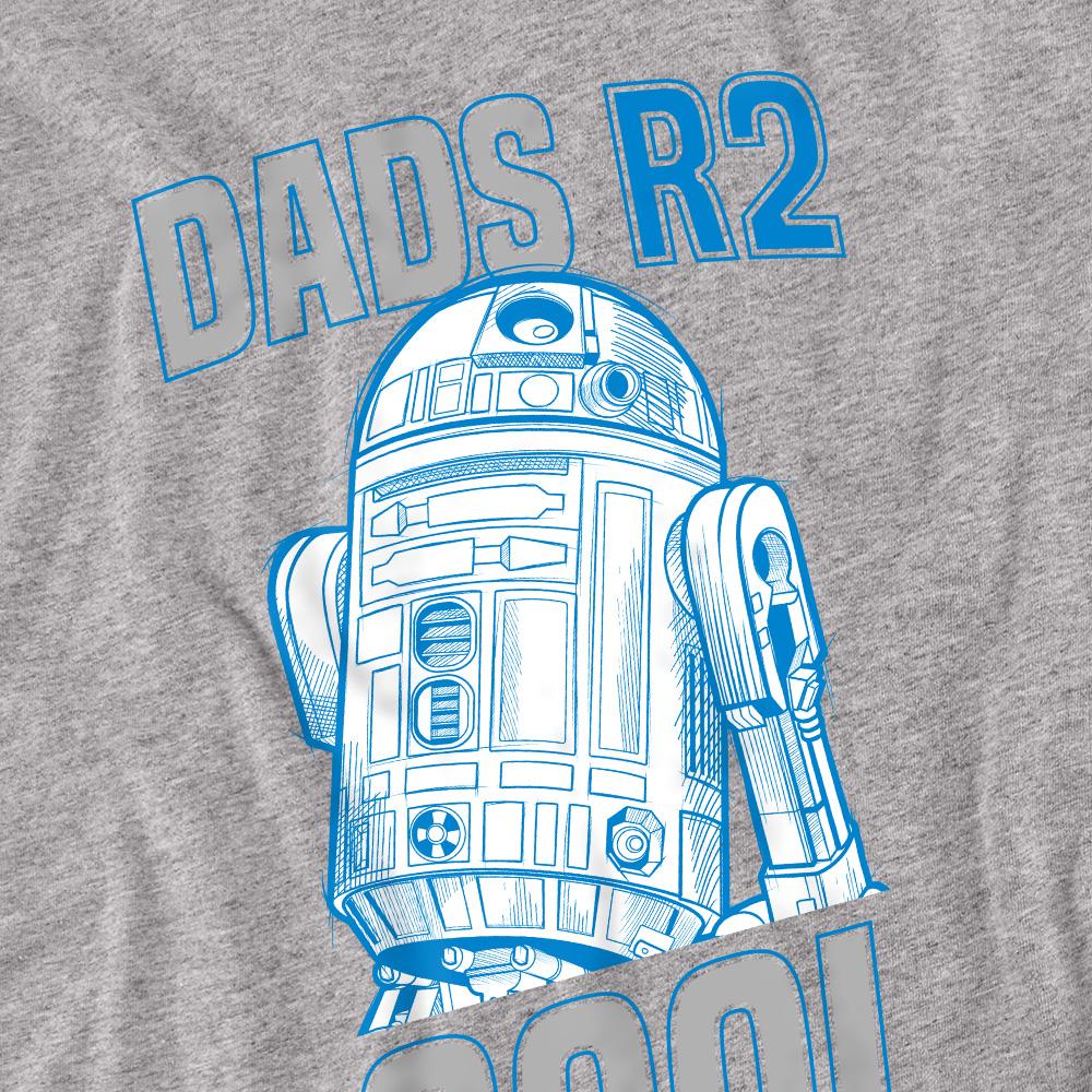 Star Wars Unisex Adult Dads R2 Cool Fathers Day T-Shirt
