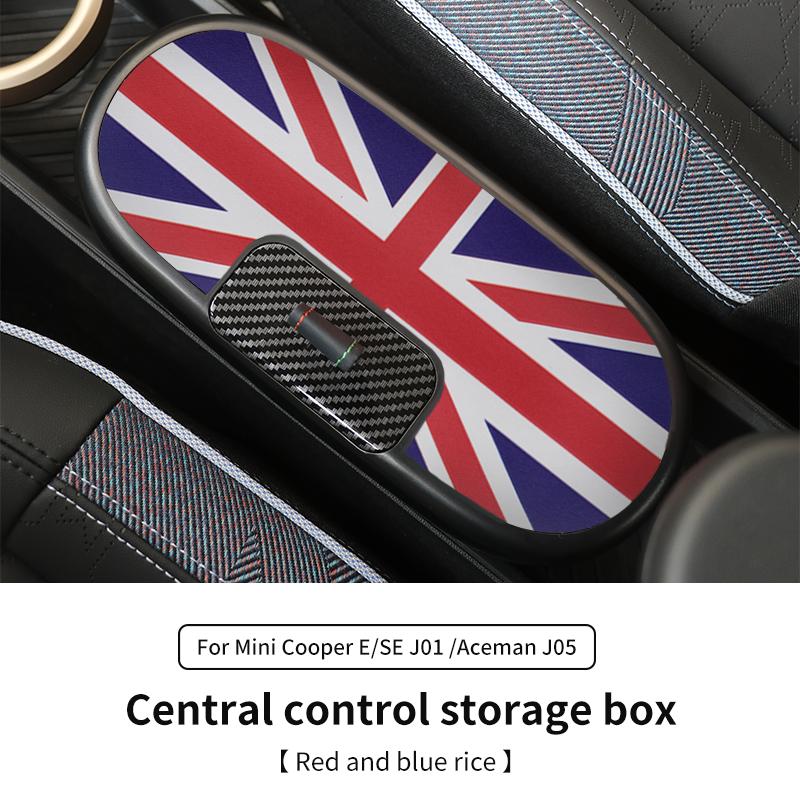 Бокс для хранения центральной консоли для BMW Mini Cooper E/SE J01 J05 Aceman 2024 2025 Бокс для хранения центрального подлокотника Автоаксессуары