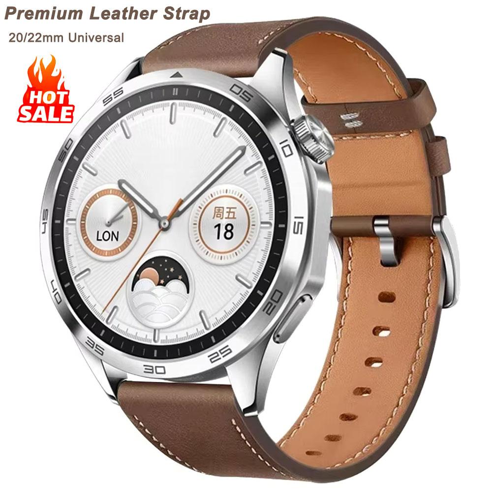 22 мм 20 мм Премиальный кожаный ремешок для HUAWEI WATCH GT 5 46 мм 5Pro GT 3 GT2 Pro 46 мм Ремешок Замена ремешка на запястье