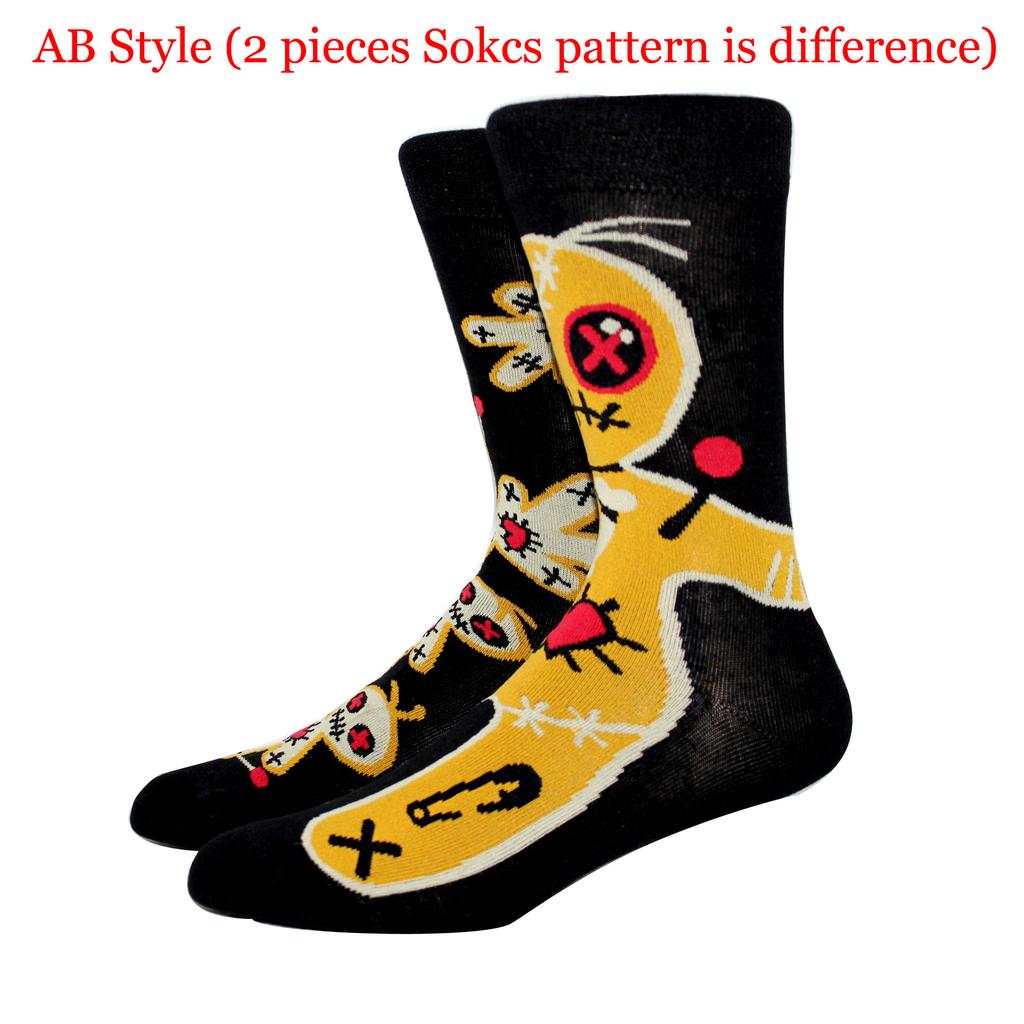 Новые Хэллоуин Женские Носки Харадзюку Забавные Носки Скелет Инопланетянин Мужские Носки Носки Тыква Носки Монстр Носки До Колена Носки Аниме