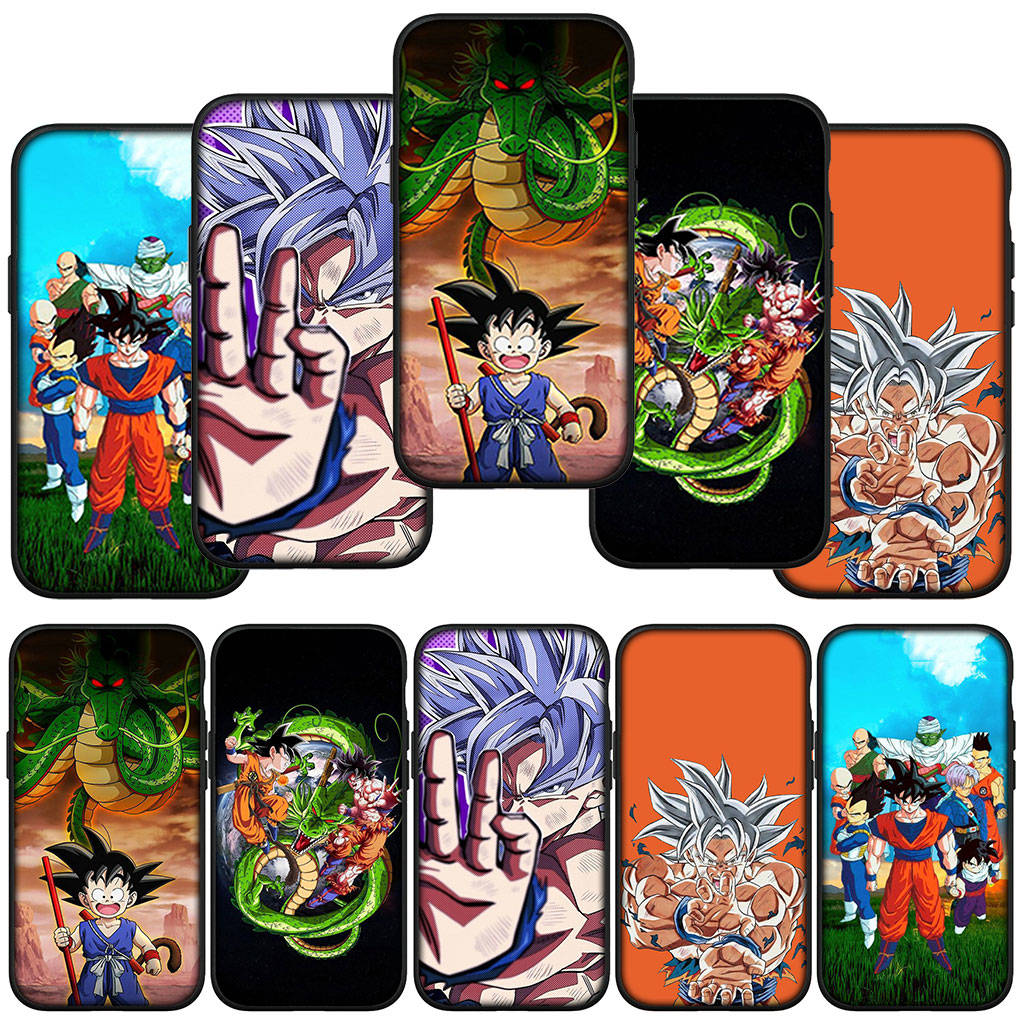 Чехол для Samsung Galaxy S25 S24 S23 iPhone 16 15 Xiaomi Redmi Note 14 13 12 16E 11 Pro Max XR OPPO Moto Huawei Anime Dragon Ball Goku DragonBall Cover