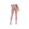 Adidas Женские трикотажные спортивные брюки с высокой талией и логотипом в стиле ретро, розовые HG8500