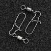 Fishing Buckle Pin Fishing Accessories Fishhook Swivels Eight-ring Connector Stainless Steel Snap
