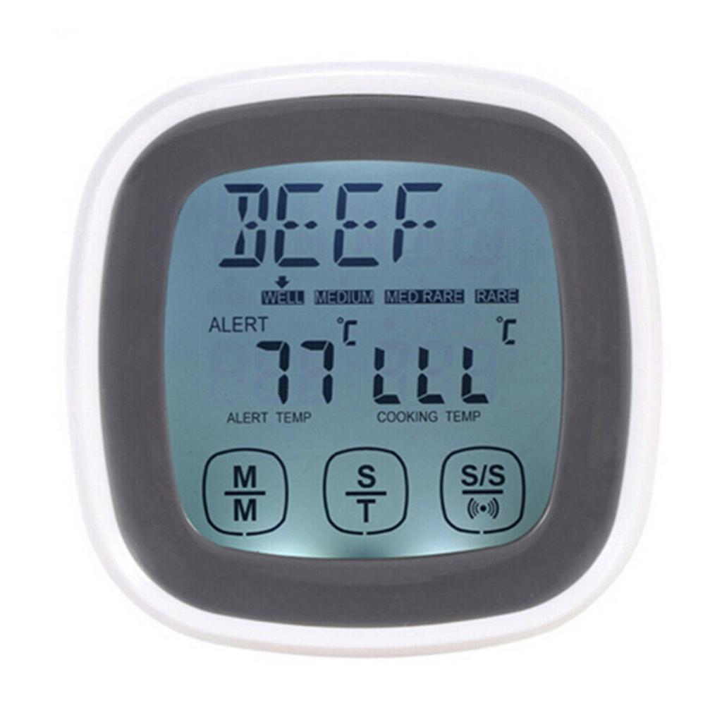 Цифровой термометр для еды, зонд для кухни, приготовления барбекю, мяса, индейки, варенья, температура