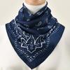 Newest Cashew Printed Hijab Bandana Fashion Cotton Square Scarf Headband Fancy Kerchief Muslim Headscarf