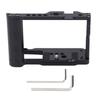 Aluminum Alloy Camera Cage for S9 1/4in 3/8in Thread Holes Cold Shoe Mount Video Camera Cage Rig