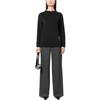 Emporio Armani Свободная толстовка с круглым вырезом и длинным рукавом Женские топы Черный 6R2M7J-2JXGZ-0999