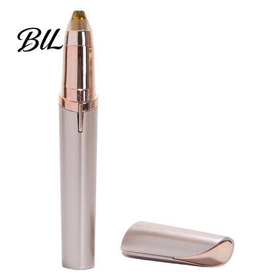 Electronic Face Hair Removal Electric Eyebrow Trimmer for Women, Rechargeable Cordless Facial Brow Removal, Portable Painless Eye Shaver Razor