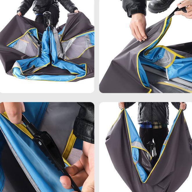 Открытая палатка для кемпинга с автоматической скоростью, открытая большая космическая палатка, непромокаемая палатка для путешествий на 2-3 человека