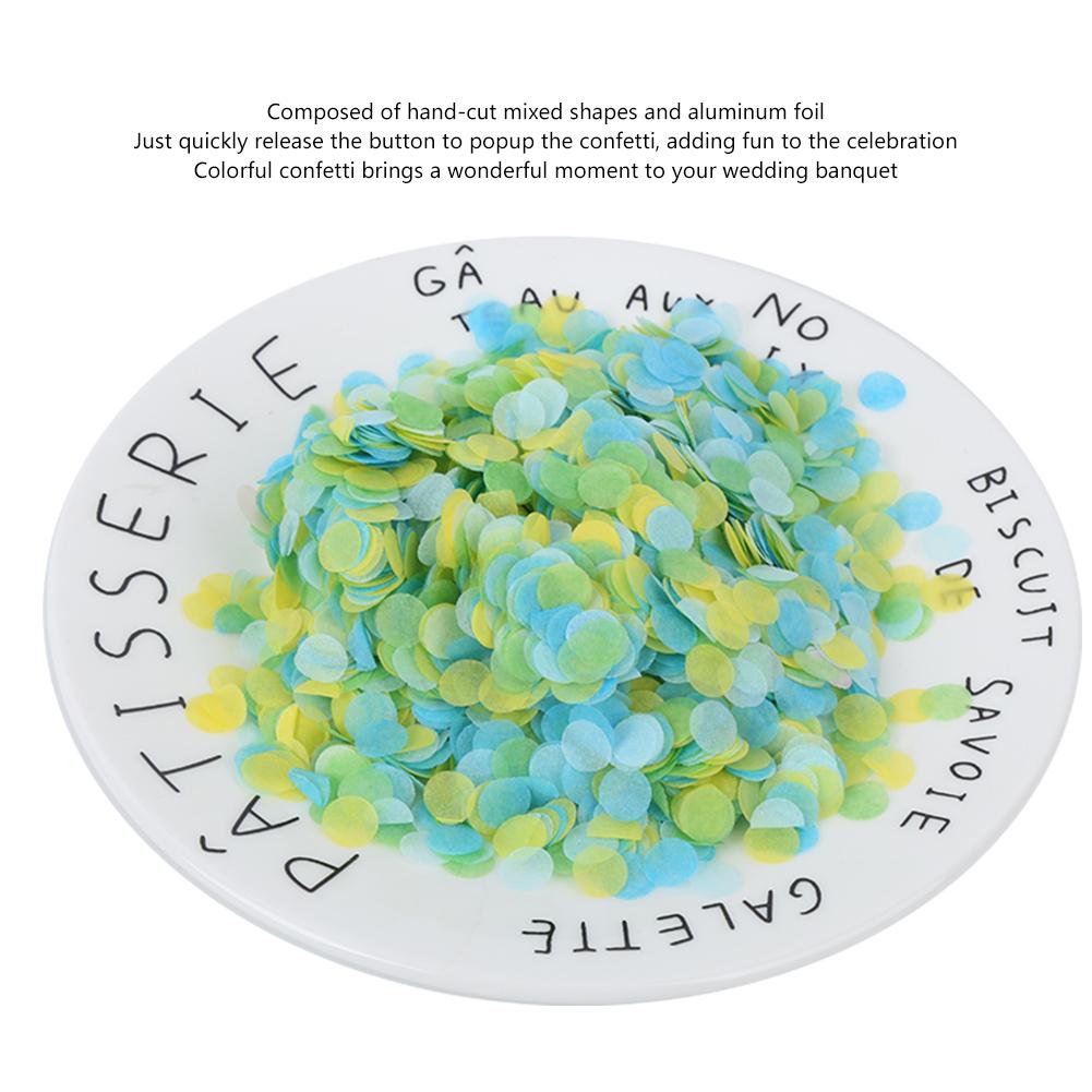 2 шт. ручная толкающая смешанная конфетти свадьба день рождения фестивали украшения аксессуары