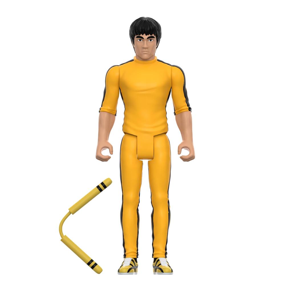Super7 Bruce Lee The Challenger - 3.75" Bruce Lee Action Figure with Accessories, Classic Movie Collection and Retro Toys