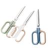 Stainless Steel Stationery Scissors Large Loop Handle Paper Scissors Handwork Art