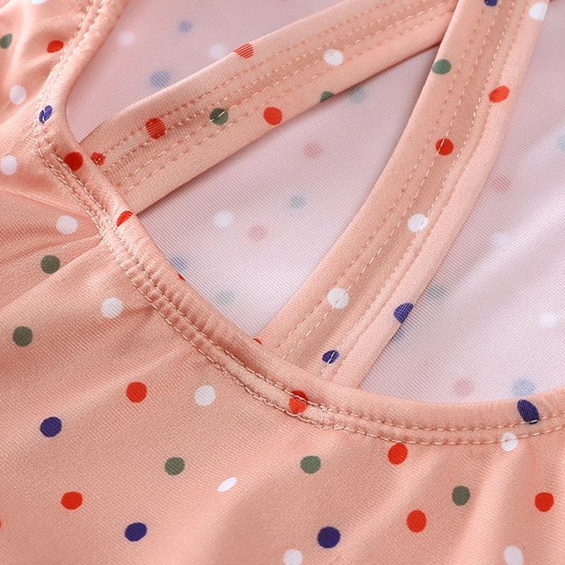 Детский купальник без рукавов и открытой спины с принтом для девочек, цельный комбинезон, купальник со шляпой