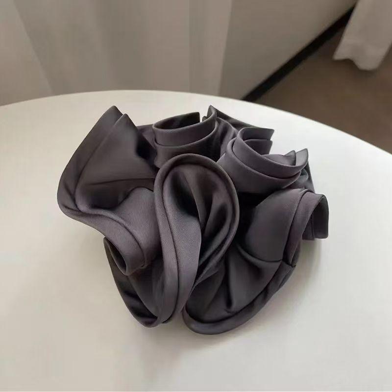 Retro Simulation Silk Satin Skin Friendly High-end Feeling Ponytail Headband Temperament Hair Accessory