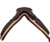 Treeless Freemax Synthetic Horse Saddle & Tack Beige-Brown 17" Inch
