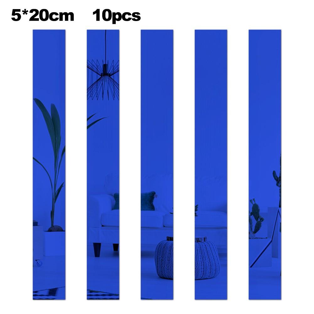 Acrylic Mirror Stickers Strip Mirror Stickers Wall Mirror Tiles