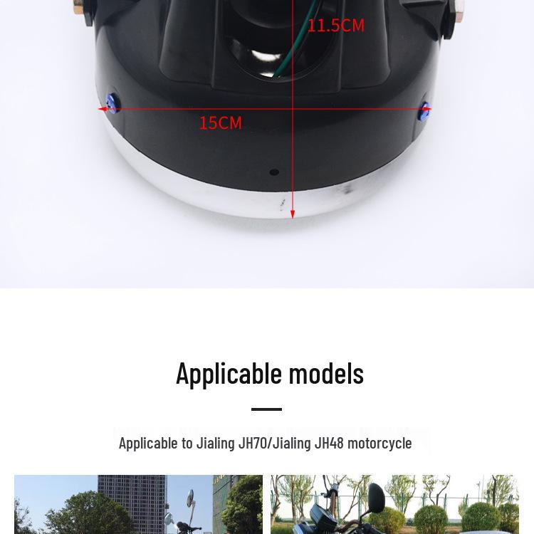 Мотоциклетная фара Yibai Ke: Круглые и квадратные лампочки для Jialing JH70/4