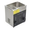 2L Ultrasonic Cleaner with Timer Heater Degas Mode Stainless Steel Multiple Vent Holes Double Fuse