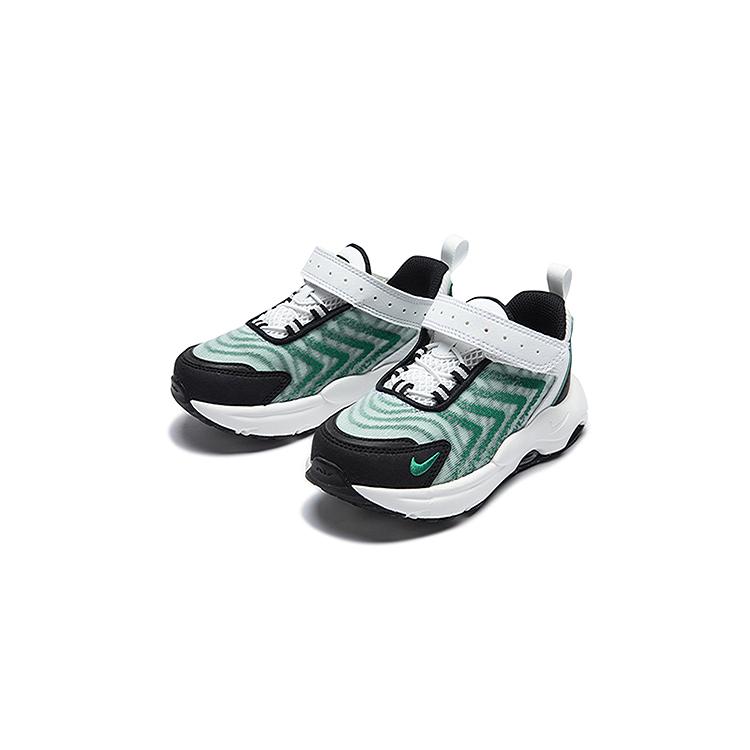 Nike Air Max TW Удобные Прочные Низкие Кроссовки для Бега Детские Кроссовки для Бега Белый Зеленый DQ0298-106