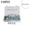 110PCS Fairing Bodywork Panel U Clips Motorcycle Nut Speed Fasteners M4 M5 M6 M8