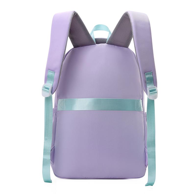Children's Schoolbag Solid Color Women's Large Capacity Backpack Water-Repellent Backpack Student Backpack