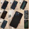 Футуристичный неоновый чехол из углеродного волокна для iPhone 17 Air 16 15 14 13 12 11 Pro Max 12 13 mini 15 16 Plus 16e Чехол Funda