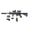 Масштаб 1/6 Автоматическая винтовка HK416 Пулемет РПК-74 ПКП Солдат СОБР Армия Военное оружие Фигурка для действий Сборная модель Игрушка-пазл