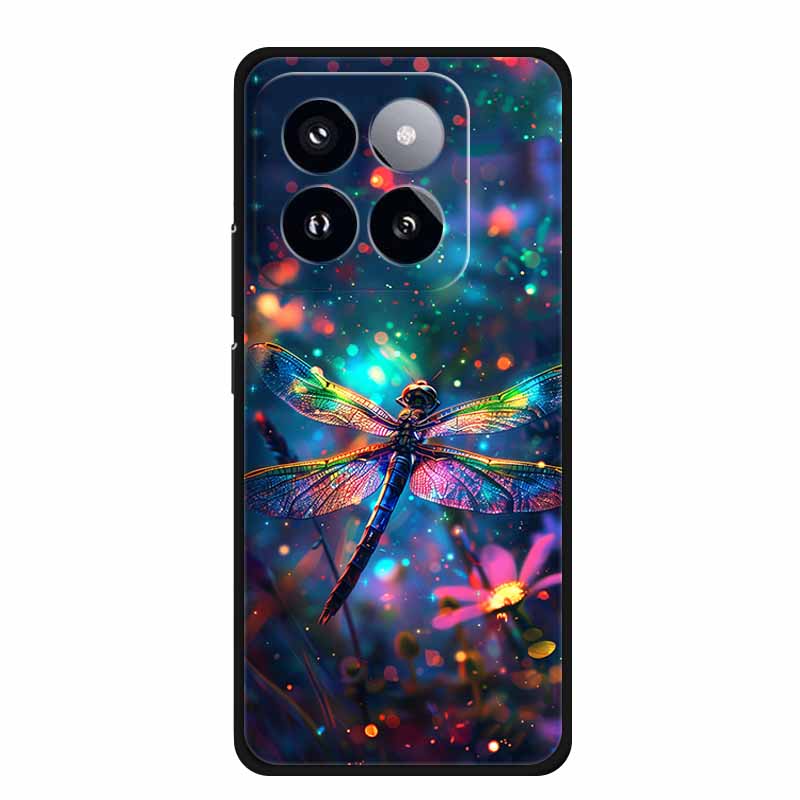 Для Xiaomi 14T PRO Чехол Роскошный Мягкий Силикон ТПУ Чехлы для Телефона Задняя Крышка Для Xiaomi14T Бампер Защитный Ударопрочный Любовь fundas