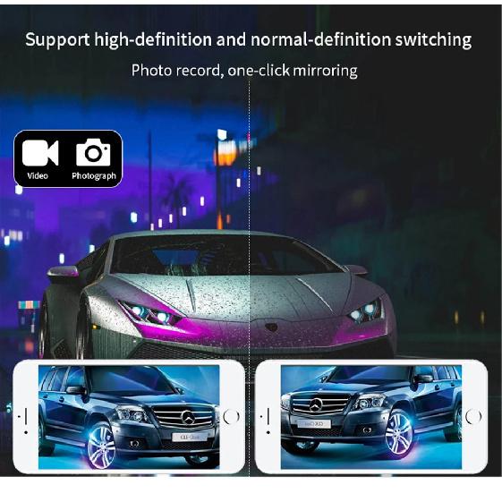 Автомобильная камера заднего вида Wi-Fi HD 170-градусная камера заднего вида Беспроводная водонепроницаемая камера заднего вида Wi-Fi 12 В 24 В для Android Ios