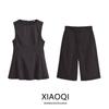 Fashion Style 2024 New Fall Women's Clothing Stylish Short Skirt Hem Tops Mid Waist Shorts 4437230